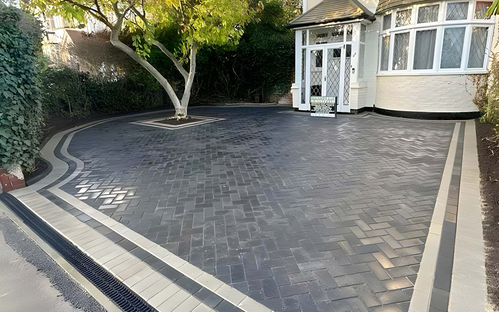 Professional block paving work