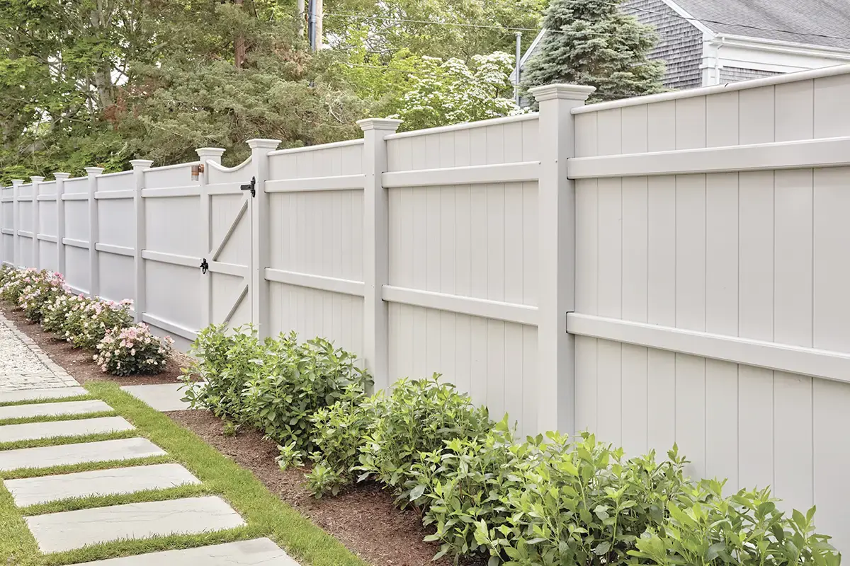 Professional garden fencing